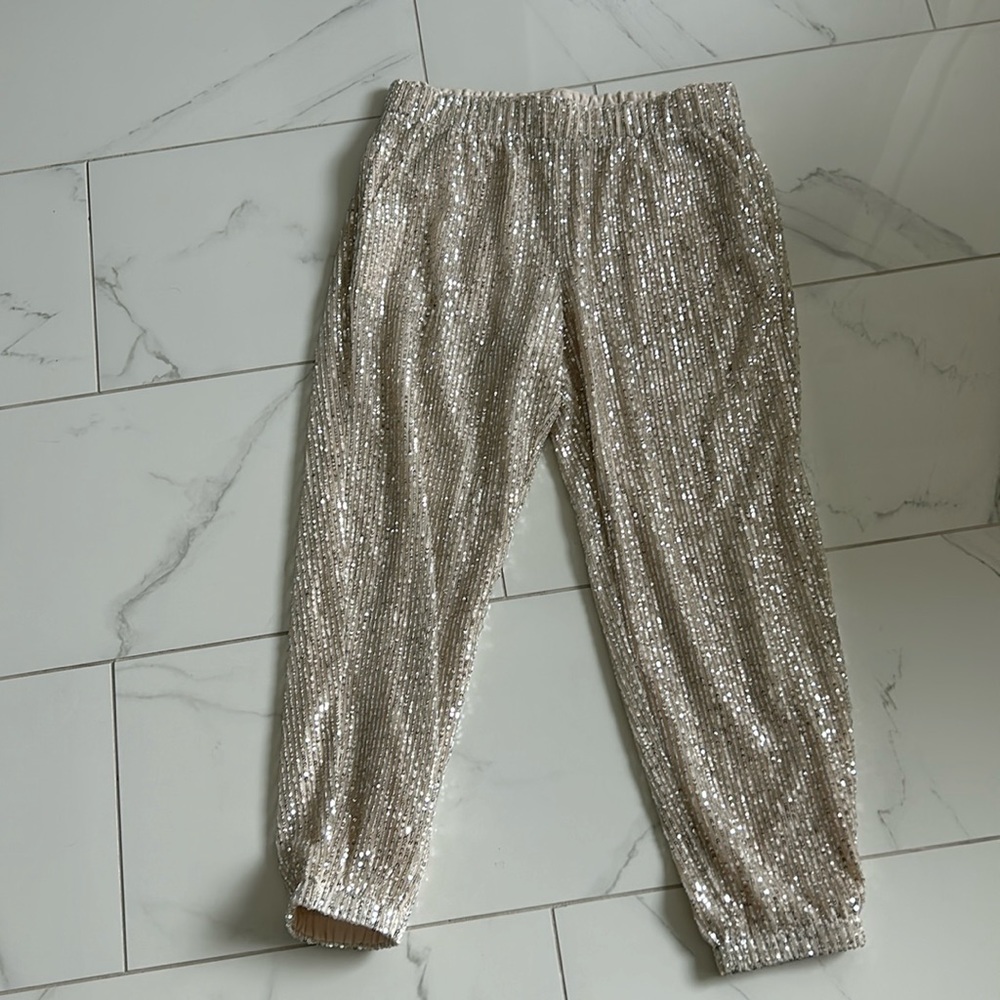 Sequin joggers